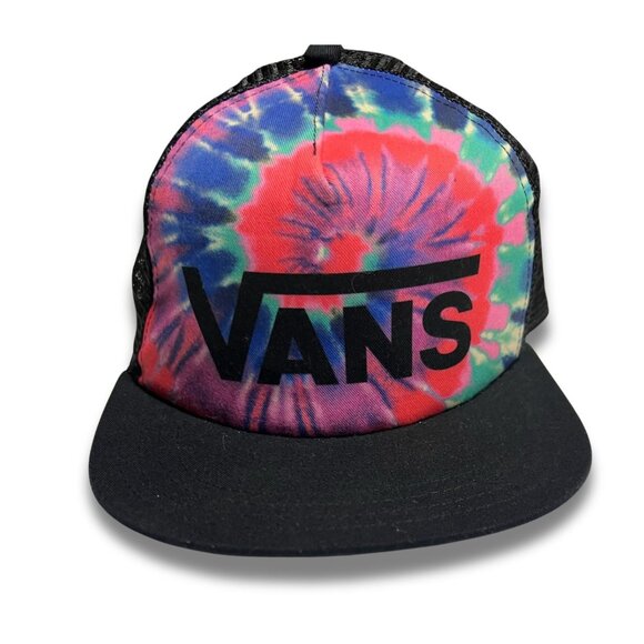 Vans Tie-Dye Trucker Hat Adjustable Snapback Unisex - Picture 2 of 5